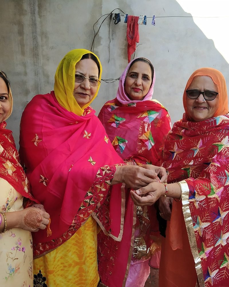 Family members gathered at a family function
